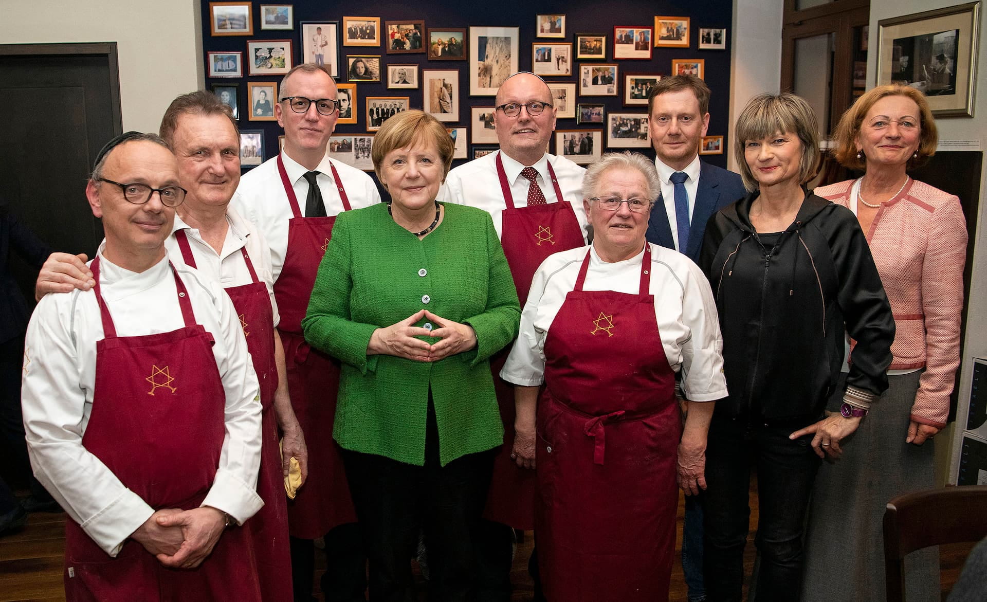 Dr. Angela Merkel, Barbara Ludwig & Michael Kretschmer